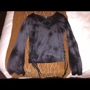 Black & Grey Longsleeved Tee